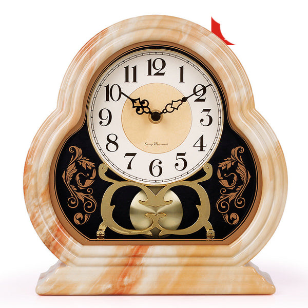 European Style Creative Clock Living Room Desk Clock Fashion Mute Bedroom Desk Clock Ornaments Home Clocks