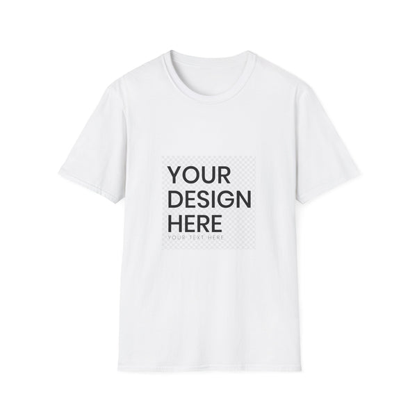 Men's Customizable Softstyle T-Shirt - Personalize Your Design