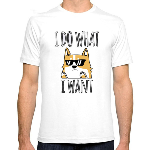 Shiba Inu print T-shirt