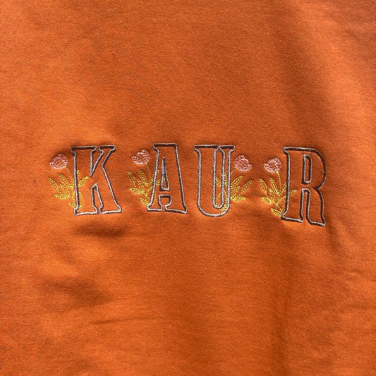 Custom Name Embroidered T-Shirt