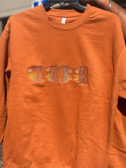 Custom Name Embroidered T-Shirt