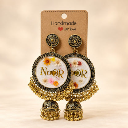 Custom Name Resin Earrings